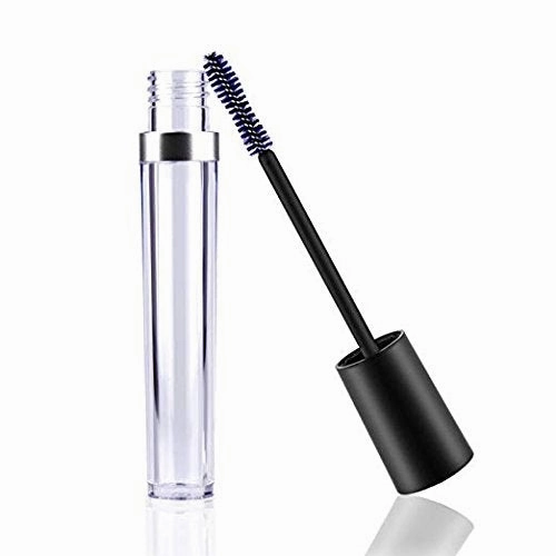 Onwon 4 Pcs 8 mL Empty Mascara Tubes With Eyelash Wand,Rubber Inserts and Funnels,Includes 4 tubes,4 rubber inserts and 4 funnels