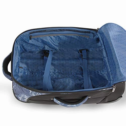 ORIGINAL PENGUIN Luggage 21" Rolling Duffel Bag, Blue Palm Tree, One Size