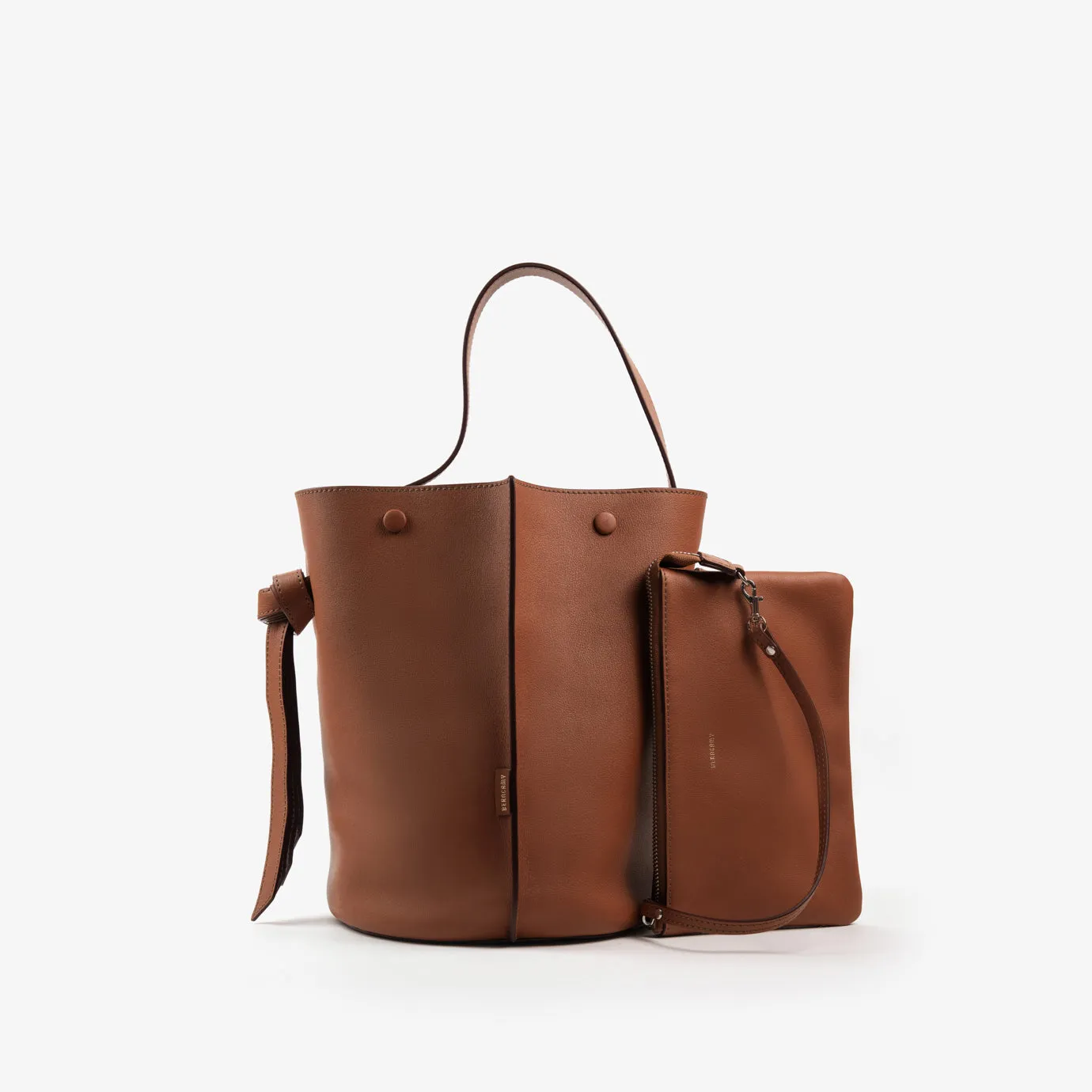ORUKAMI Knots Bucket Bag - Caramel