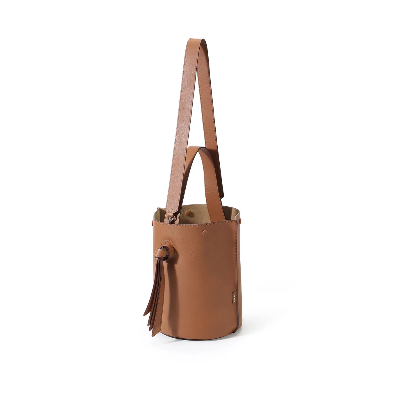 ORUKAMI Knots Bucket Bag - Caramel