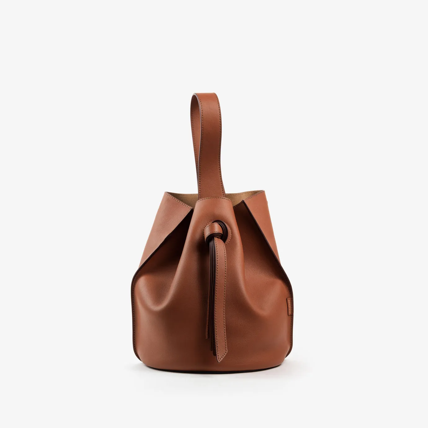 ORUKAMI Knots Bucket Bag - Caramel