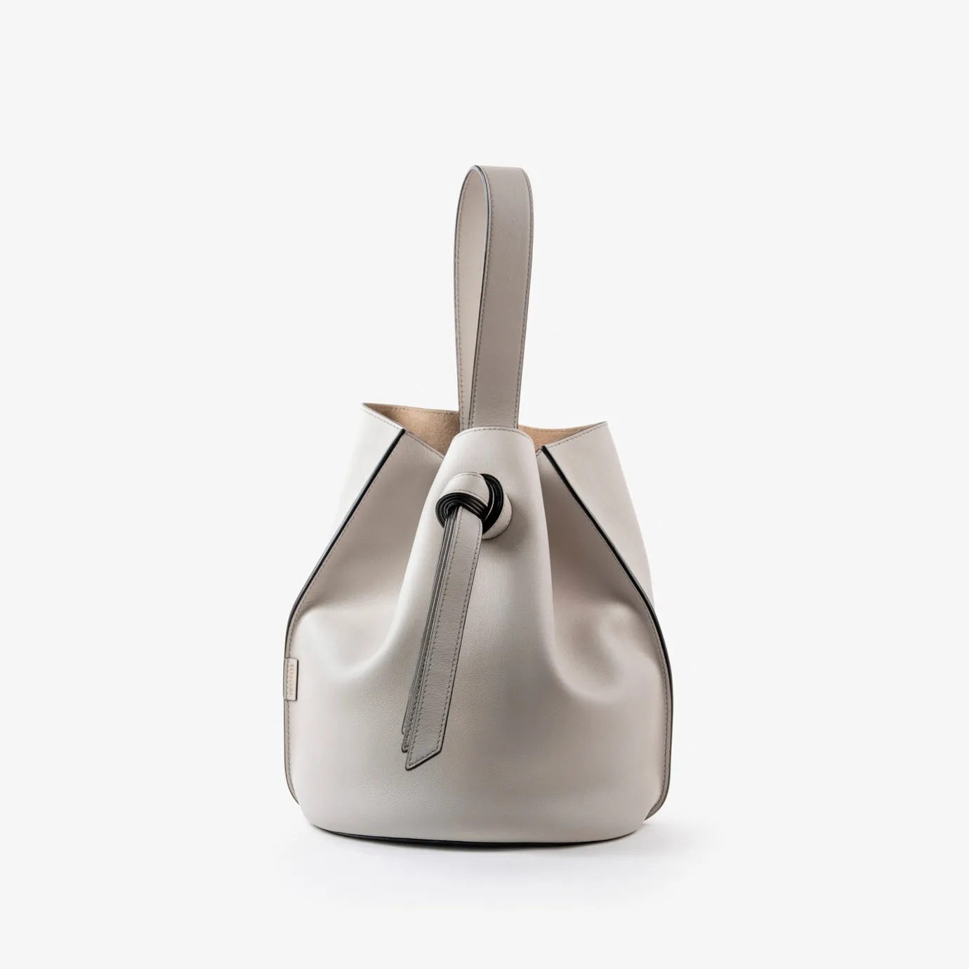 ORUKAMI Knots Bucket Bag - Cream