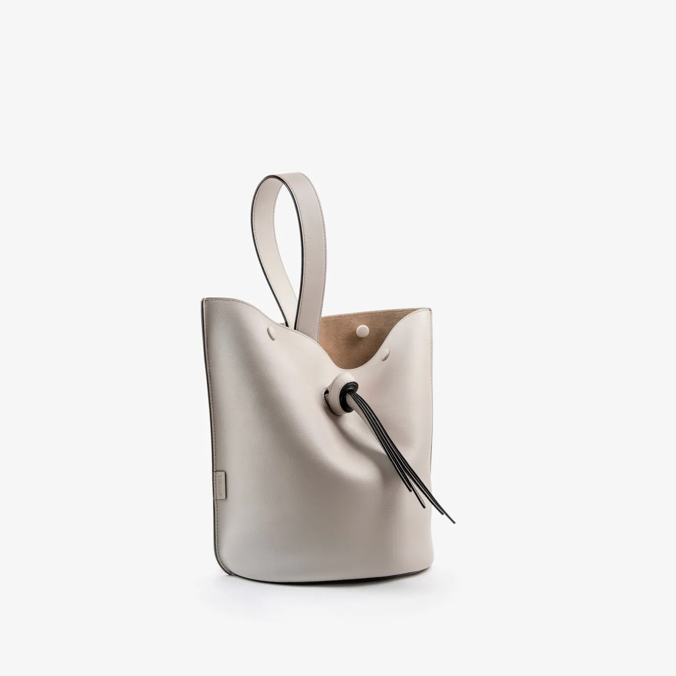 ORUKAMI Knots Bucket Bag - Cream