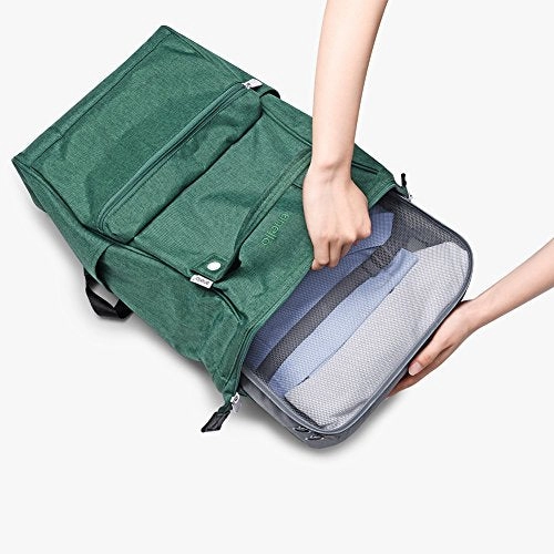 Packing Cubes VAGREEZ 7 Set Lightweight Travel Luggage Organizers with Laundry Bag or Toiletry