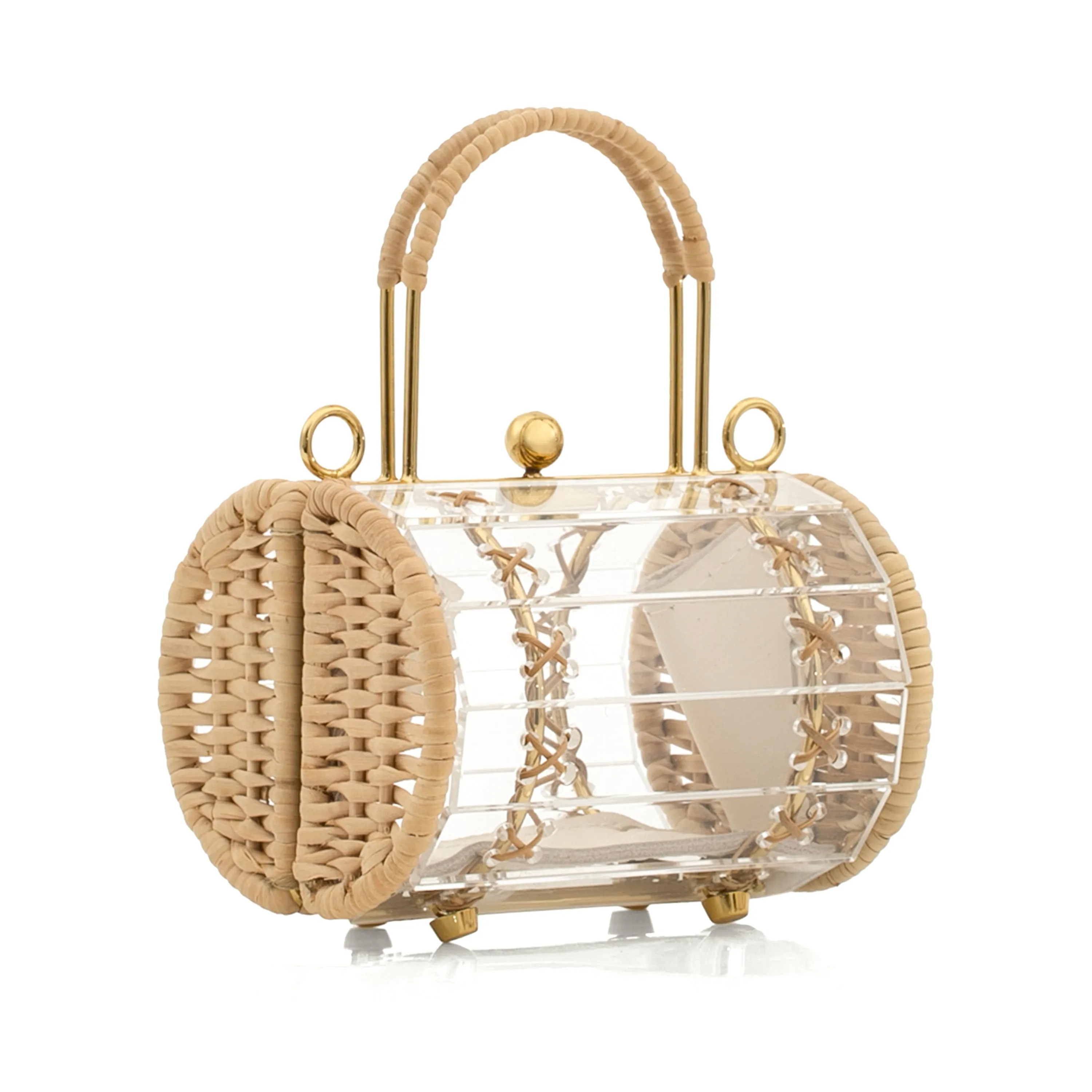 Petit Alix Gold Bag Crystal