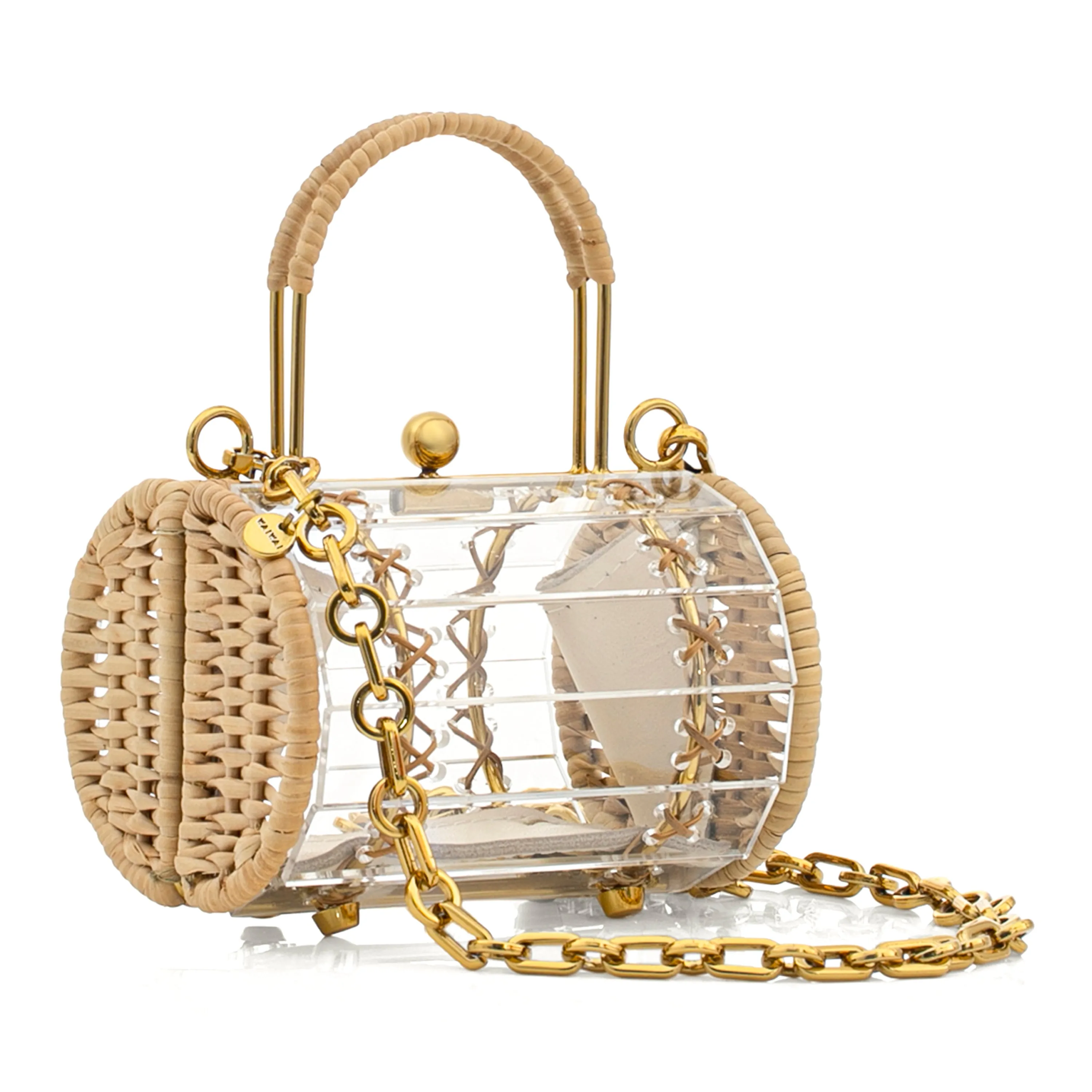 Petit Alix Gold Bag Crystal