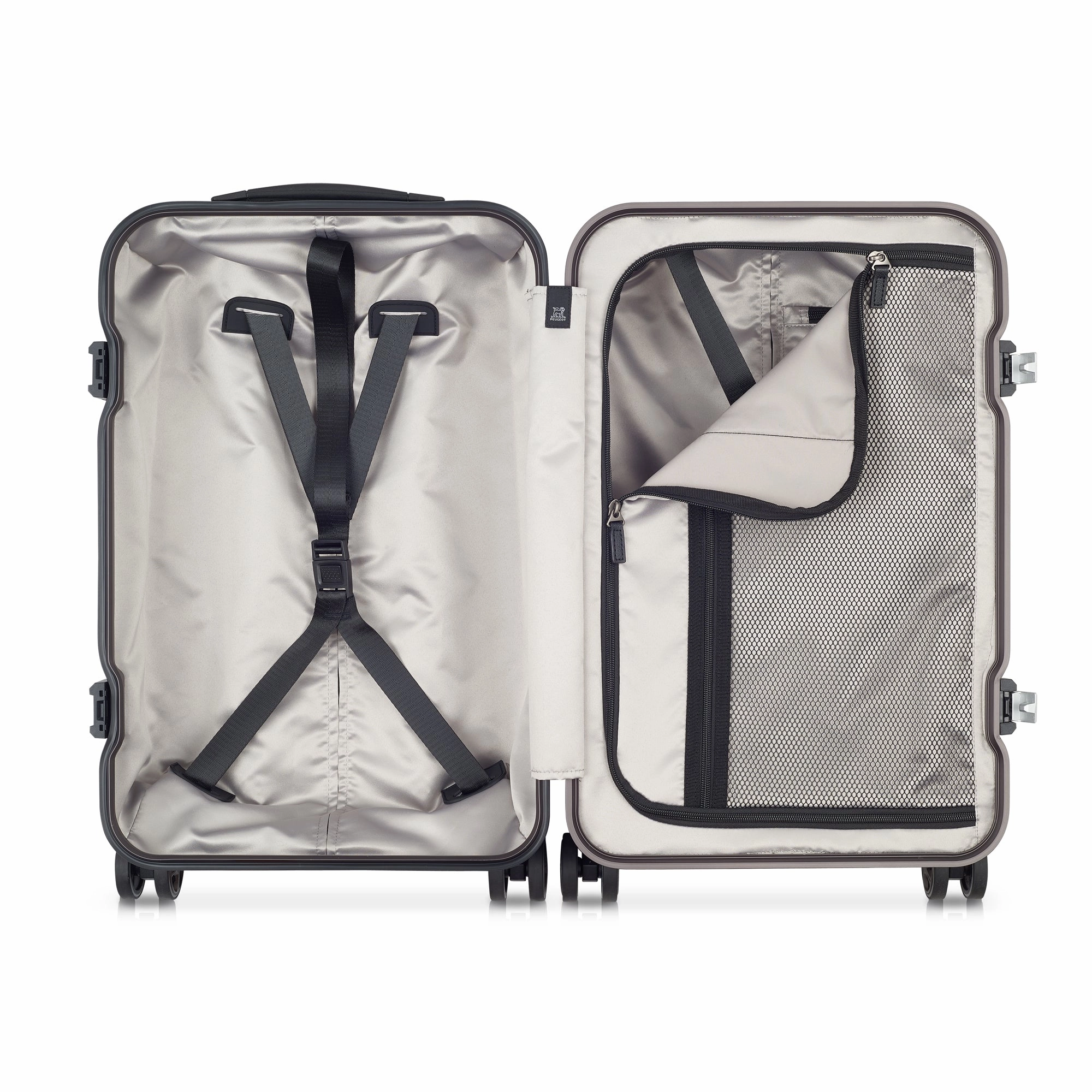 Peugeot Voyages Hardside Luggage with Spinner Wheels