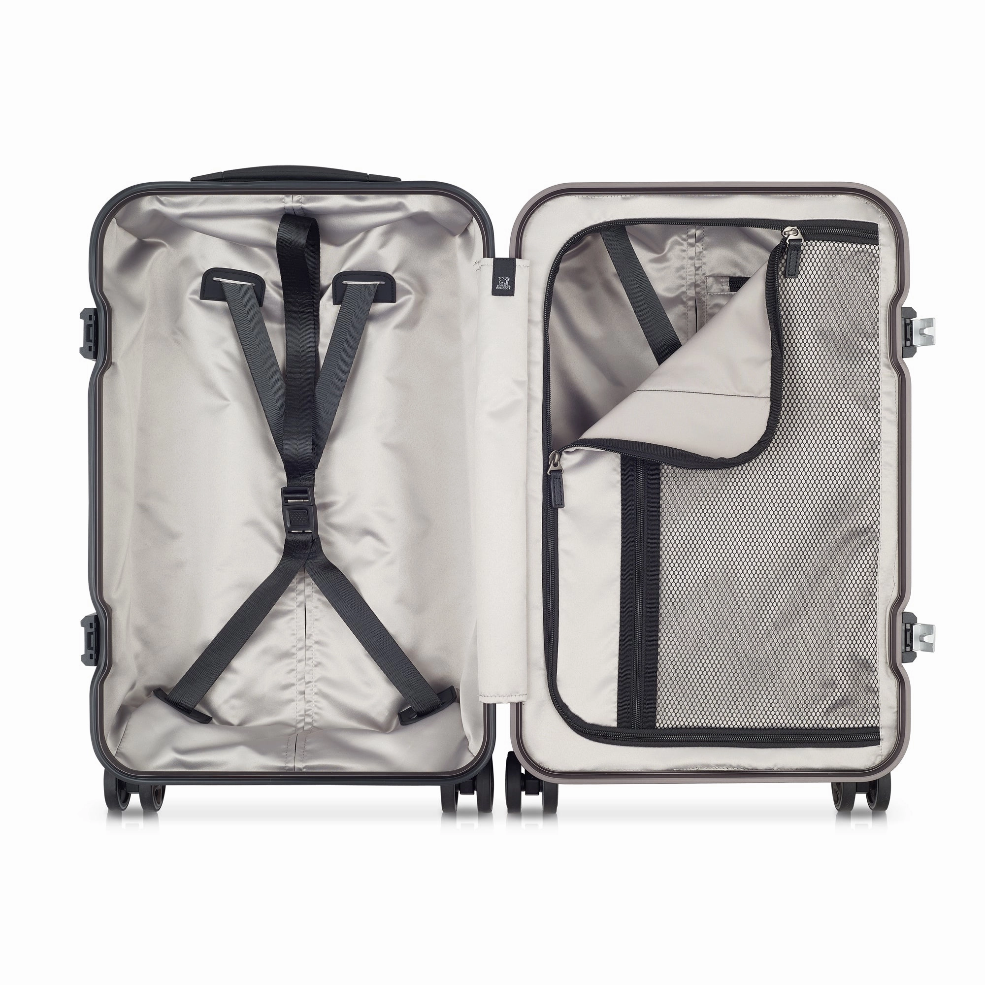 Peugeot Voyages Hardside Luggage with Spinner Wheels