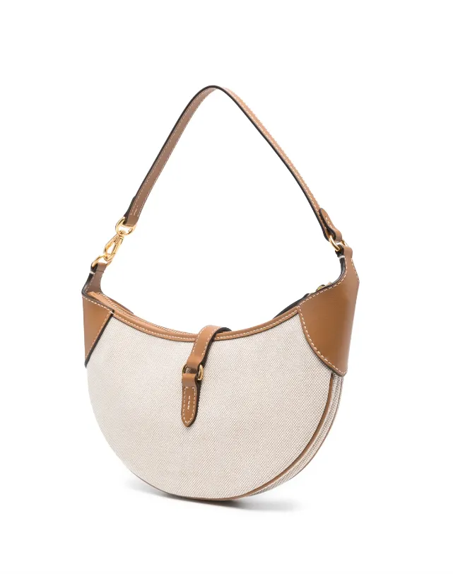 Polo Ralph Lauren Id canvas-leather small shoulder bag