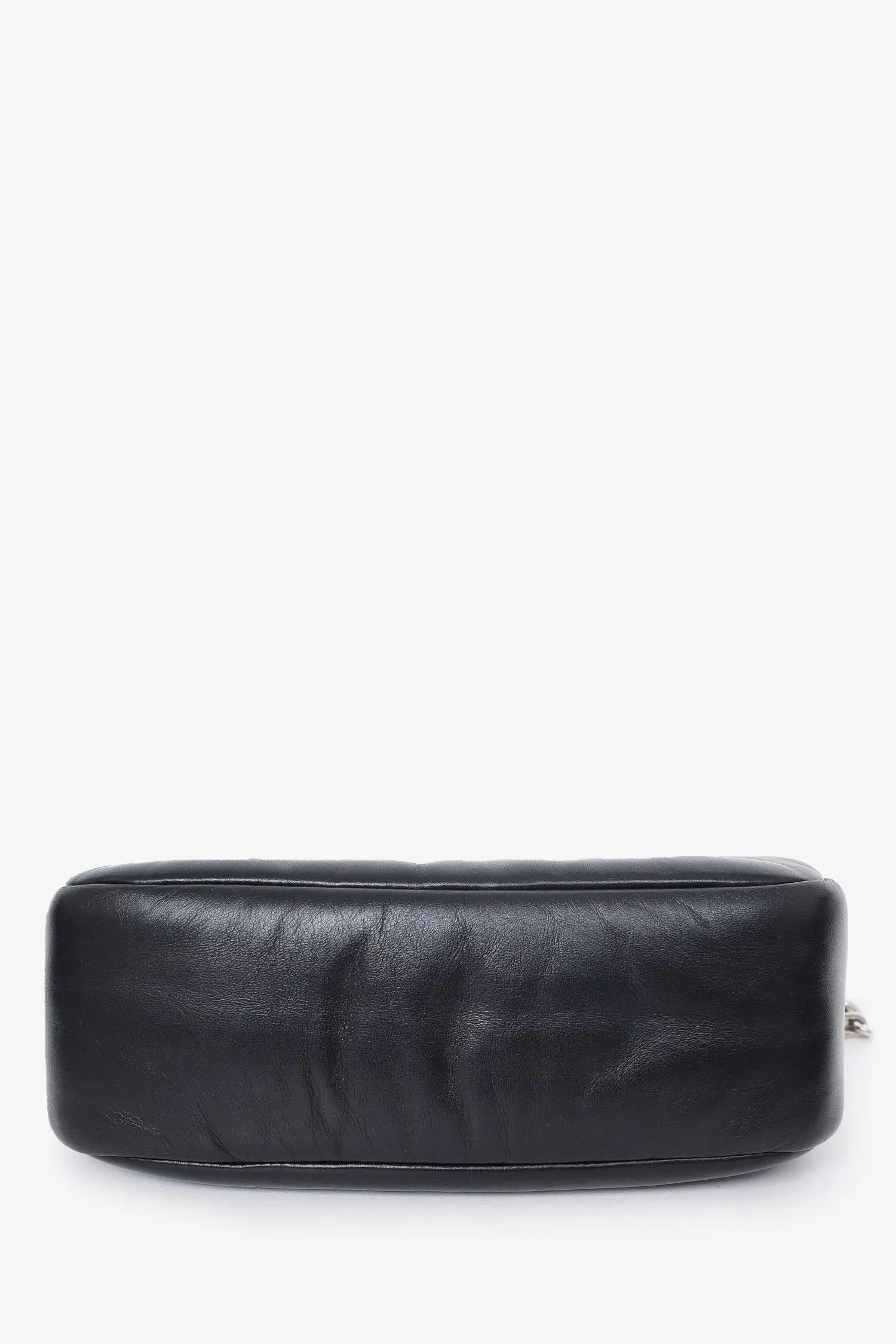Prada Black Padded Leather Soft Re-Edition 2005 Shoulder Bag with Strap & Pouch