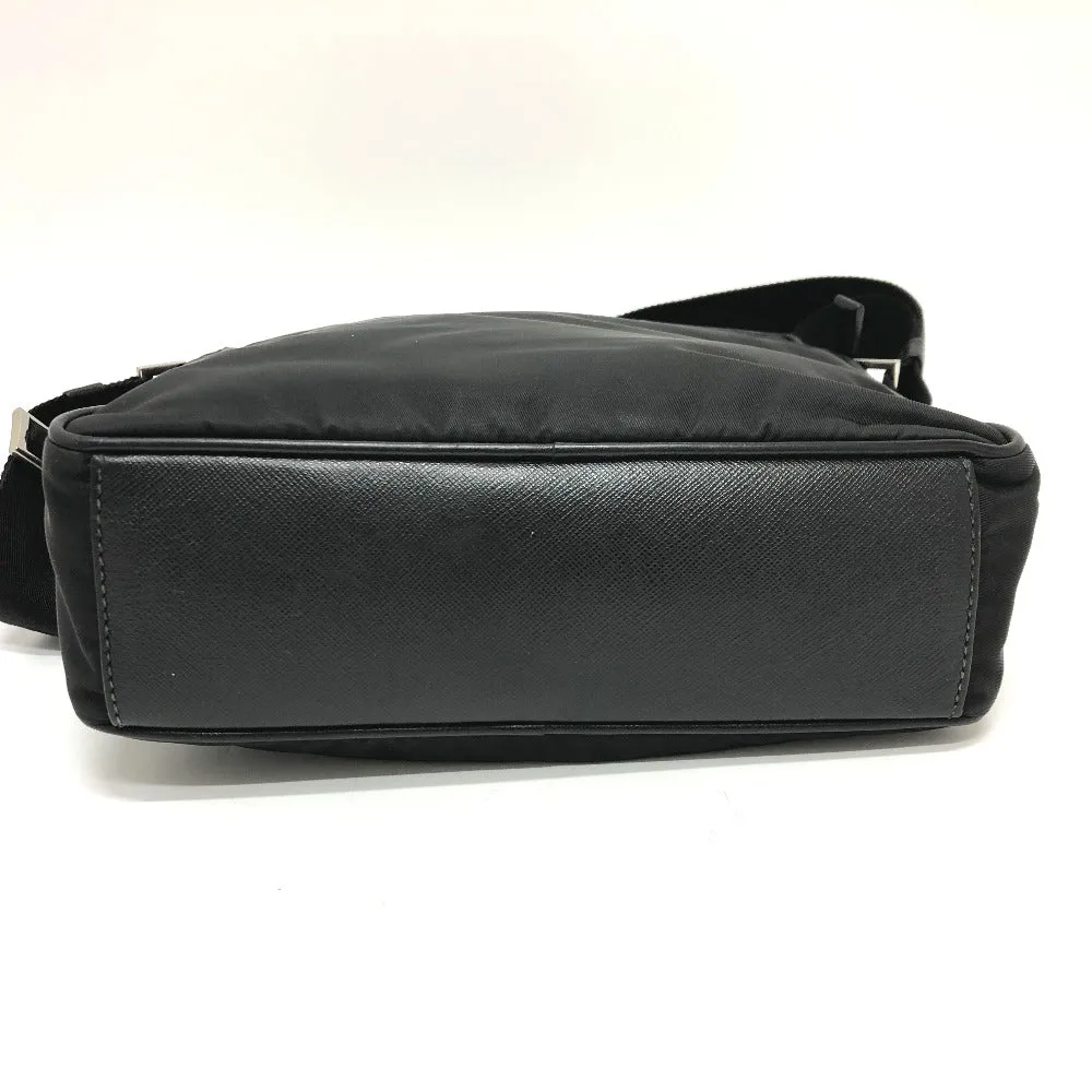 PRADA Shoulder Bag 2VH002 Nylon black Renylon Triangle Logo