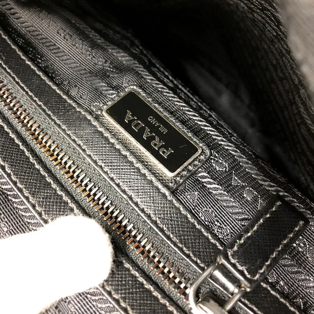 PRADA Shoulder Bag 2VH002 Nylon black Renylon Triangle Logo