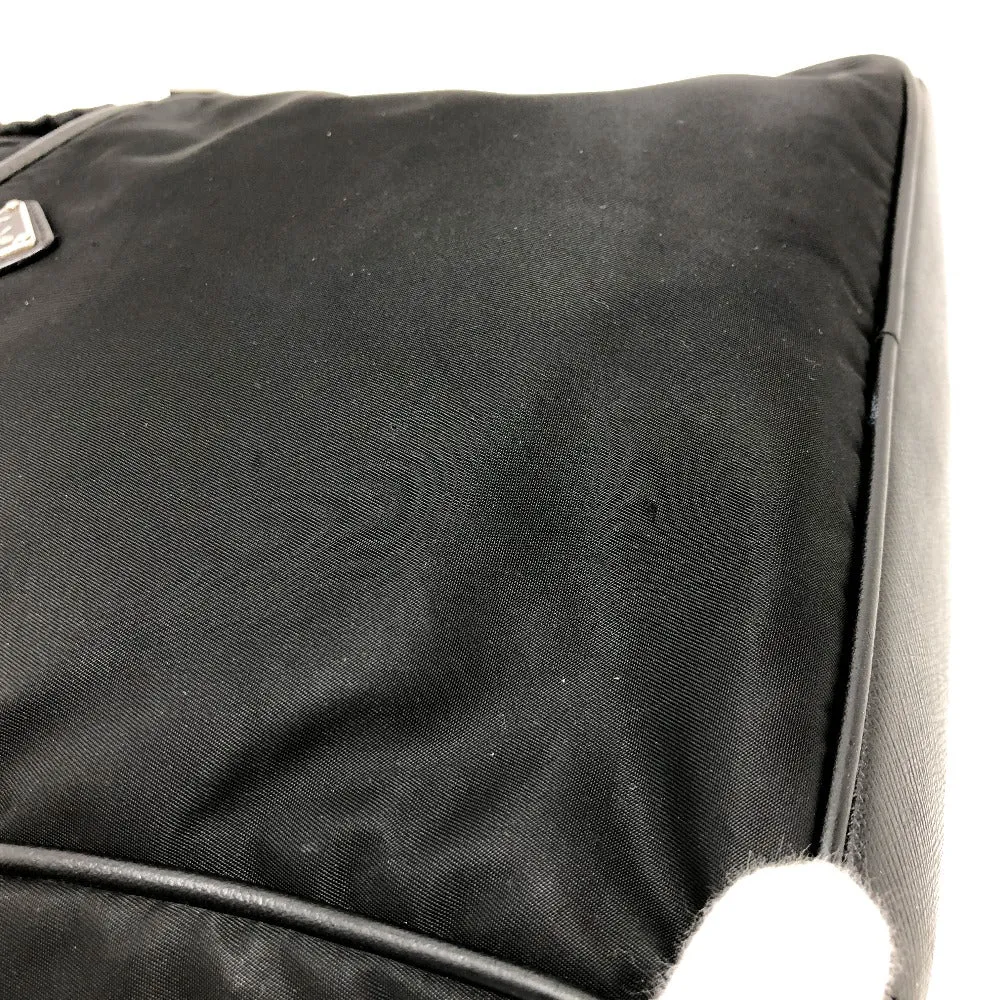 PRADA Shoulder Bag 2VH002 Nylon black Renylon Triangle Logo