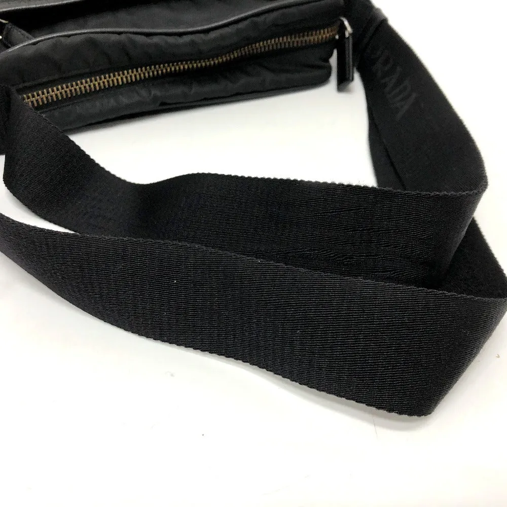 PRADA Shoulder Bag 2VH002 Nylon black Renylon Triangle Logo