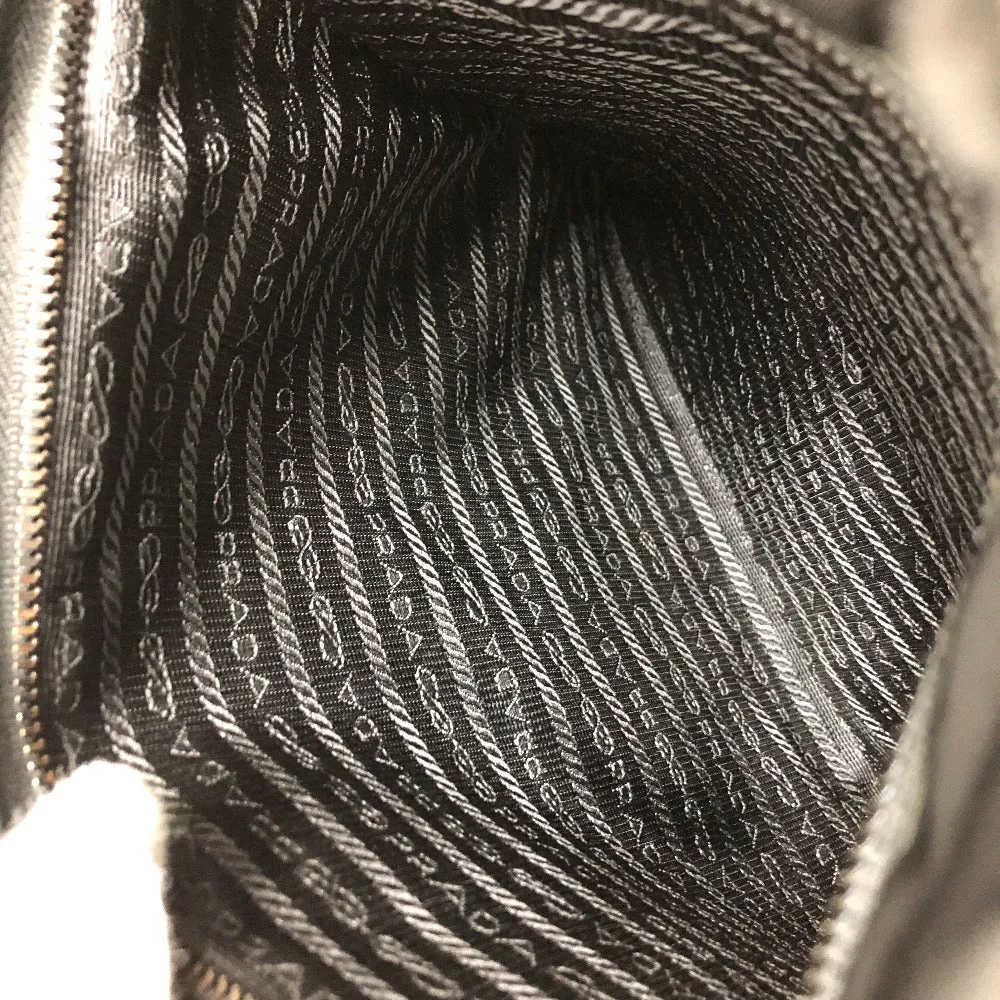 PRADA Shoulder Bag 2VH002 Nylon black Renylon Triangle Logo