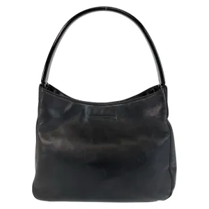 PRADA Shoulder Bag Leather, Plastic Black black Shoulder Bag Women Used