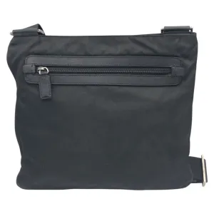 PRADA Shoulder Bag Nylon Black black Shoulder Bag Unisex Test Triangular logo Women Used