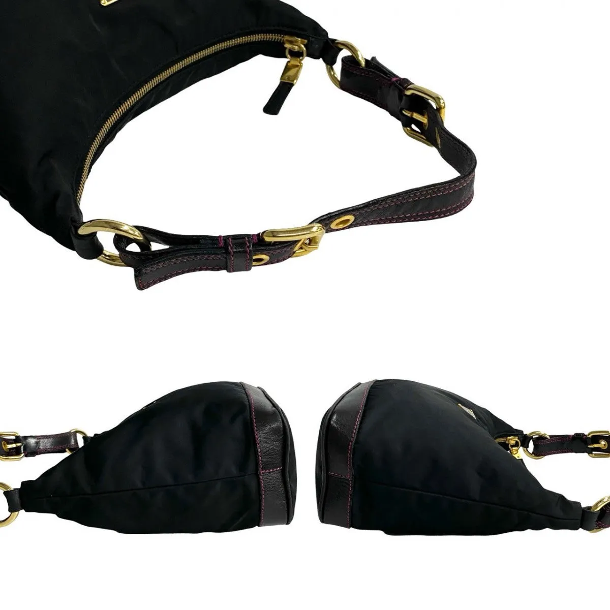 PRADA Shoulder Bag Nylon black