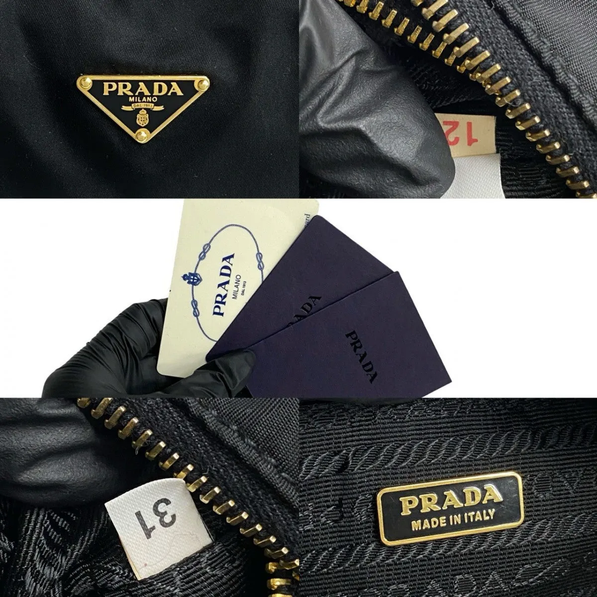 PRADA Shoulder Bag Nylon black