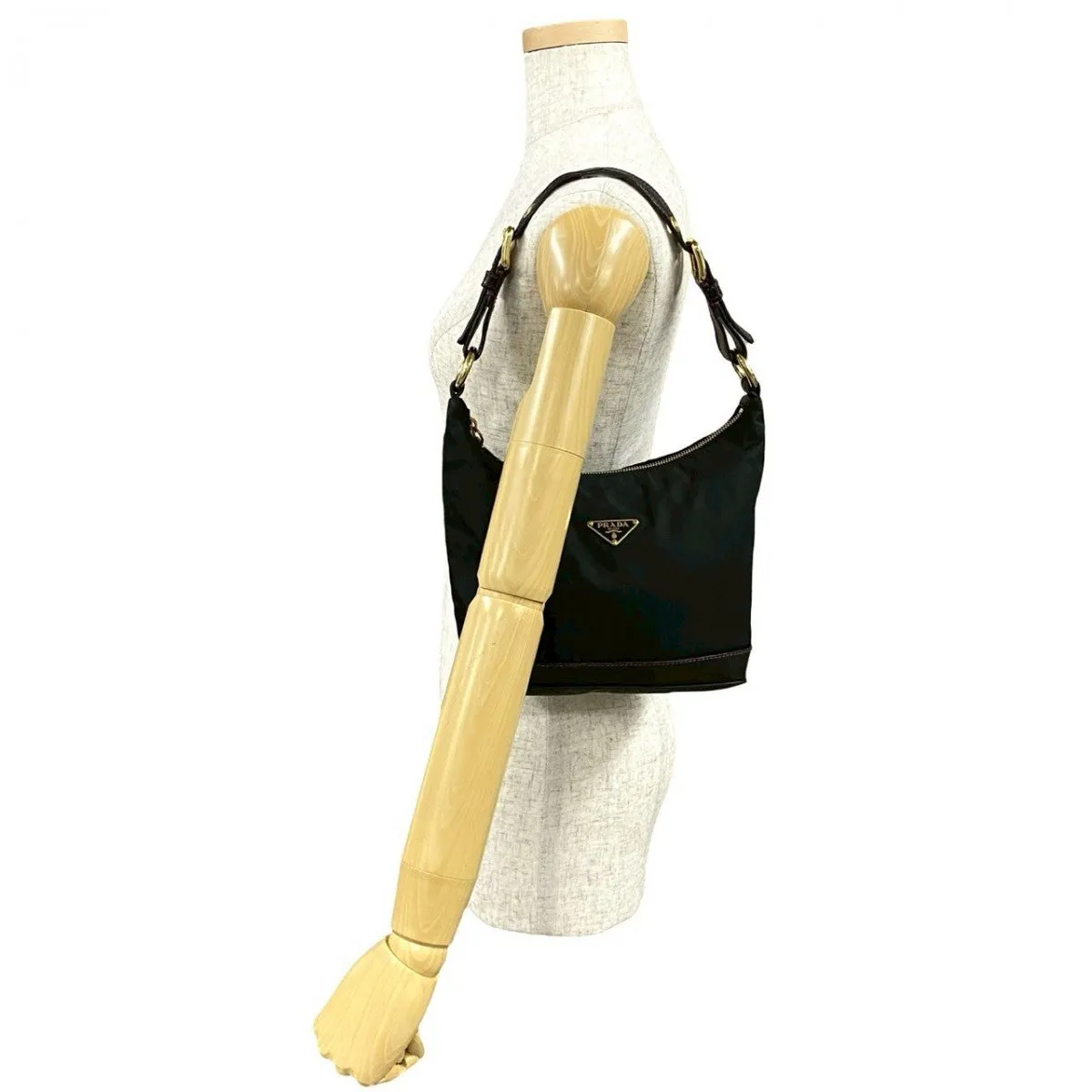 PRADA Shoulder Bag Nylon black
