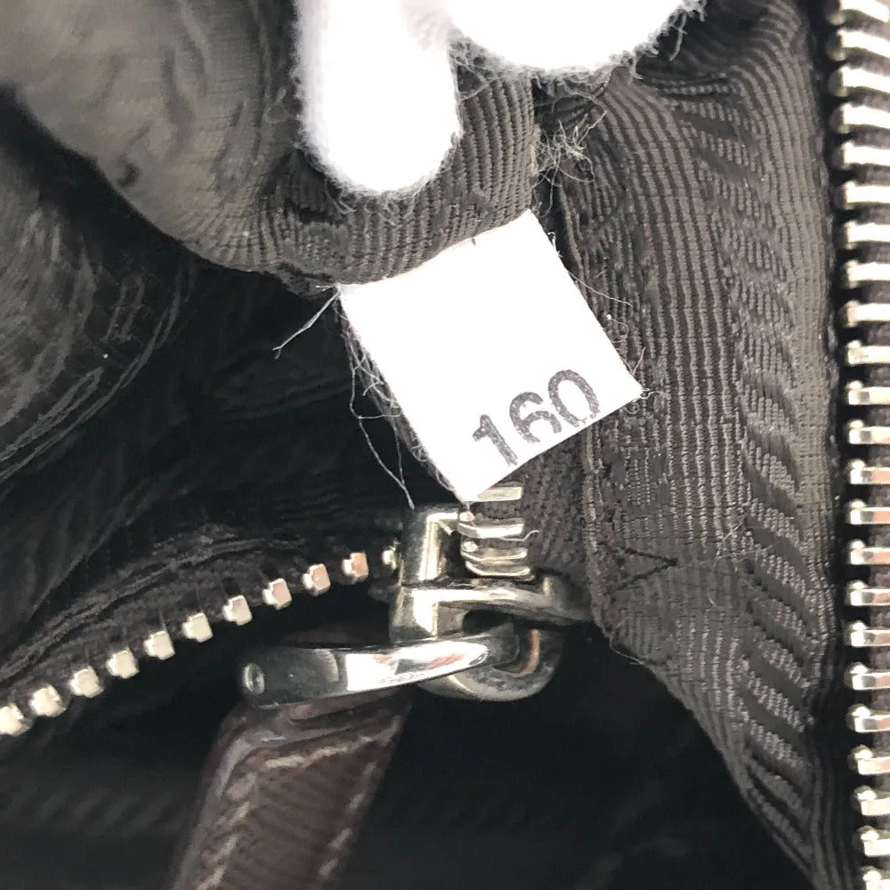 PRADA Shoulder Bag Nylon khaki Triangle logo