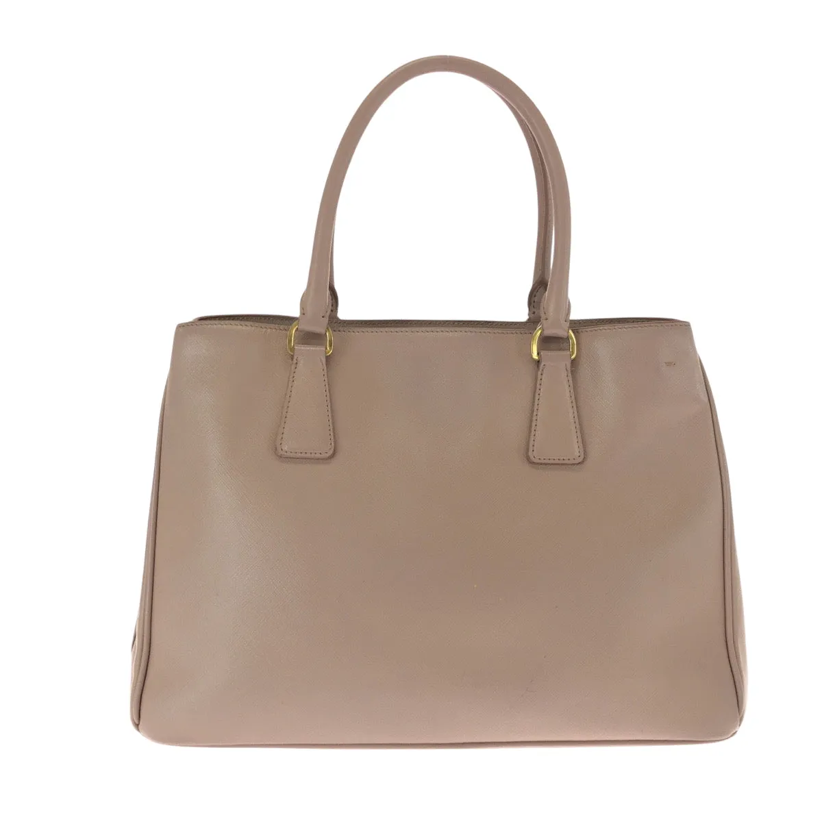 PRADA Tote Bag BN1874 leather Pink Gold Metal Tote Bag Shoulder Bag Handbag 2way Safiano Galilee Women Used