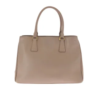 PRADA Tote Bag BN1874 leather Pink Gold Metal Tote Bag Shoulder Bag Handbag 2way Safiano Galilee Women Used