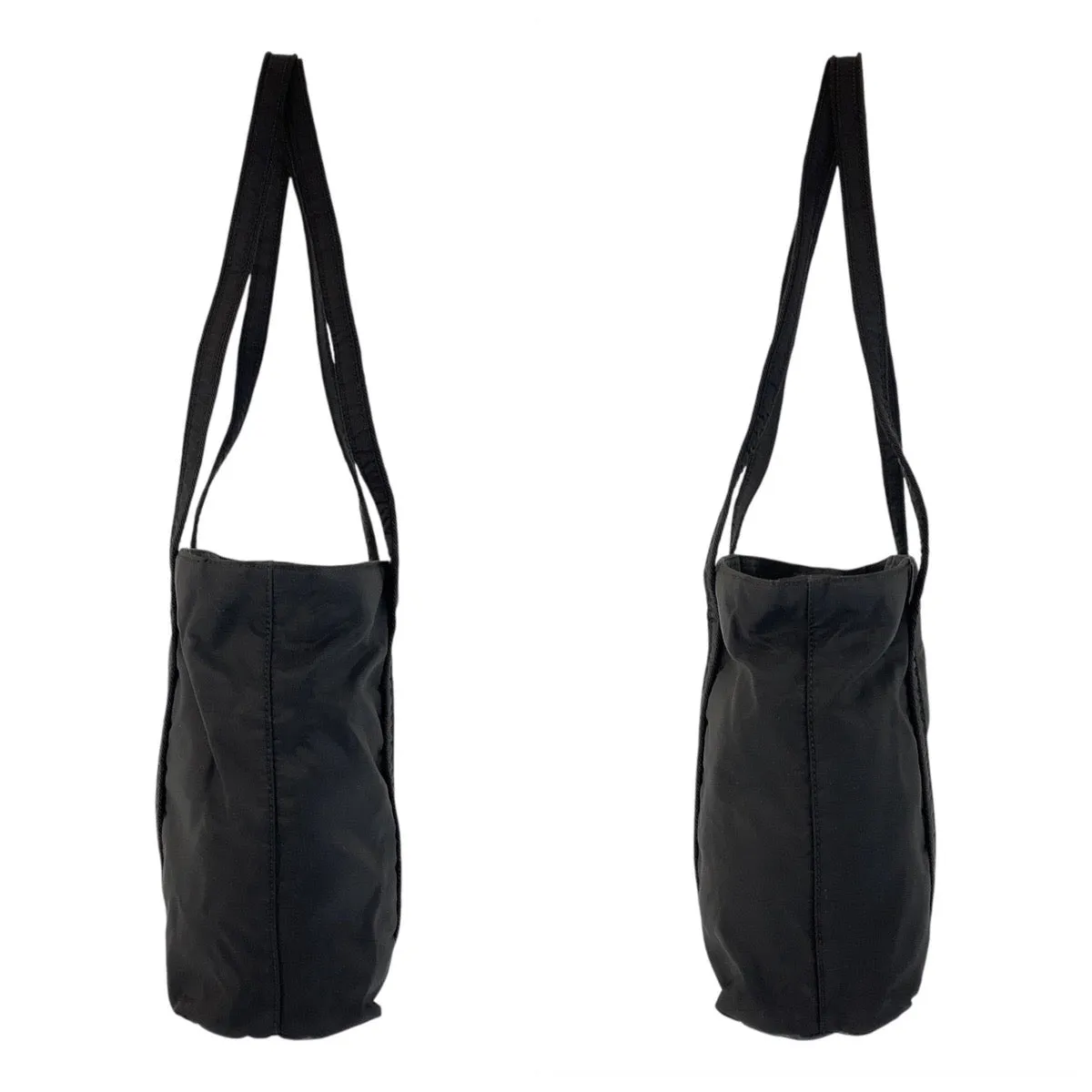 PRADA Tote Bag Nylon Black black Tote Bag Shoulder Bag Test Women Used
