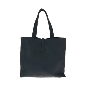 PRADA Tote Bag Nylon Black SilverMetal Tote Bag Shoulder Bag Test Women Used