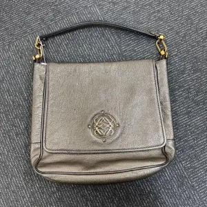 Pre-loved Loewe Leather Metallic Shoulder Bag