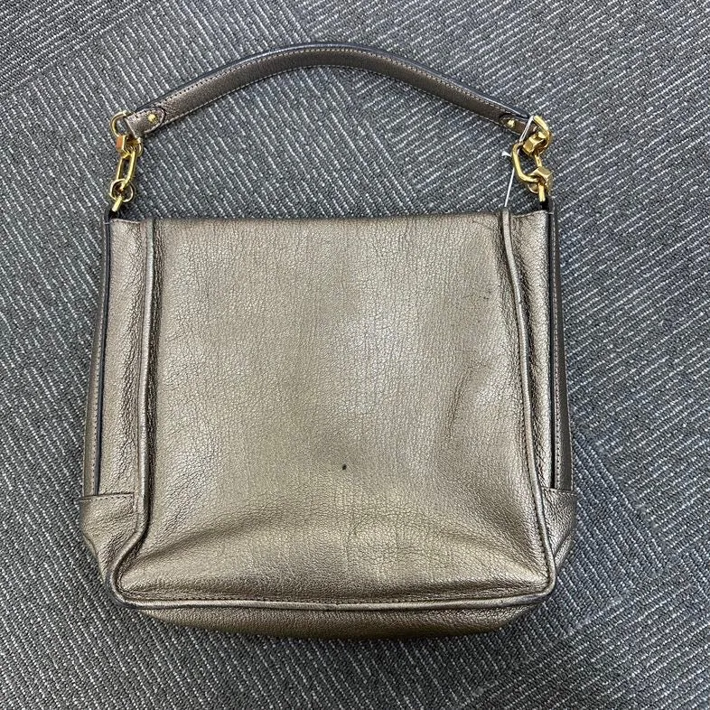 Pre-loved Loewe Leather Metallic Shoulder Bag