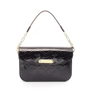 Pre-loved LOUIS VUITTON Rodeo Drive Monogram Vernis Amarante Chain Shoulder Bag Bordeaux