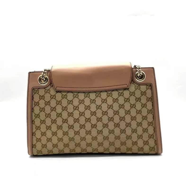 Preloved Gucci Emily Shoulder Bag Beige Canvas