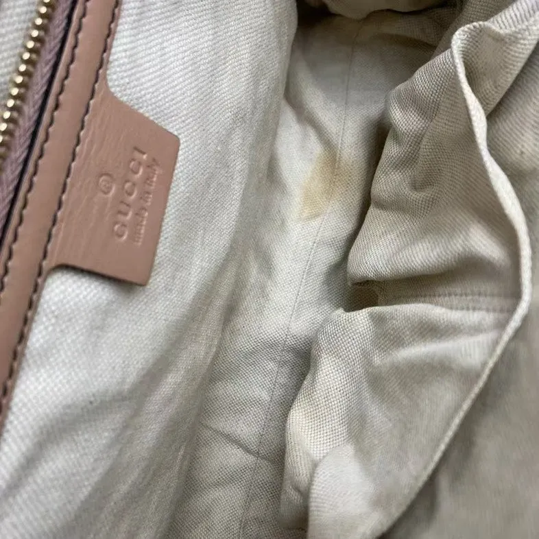 Preloved Gucci Emily Shoulder Bag Beige Canvas