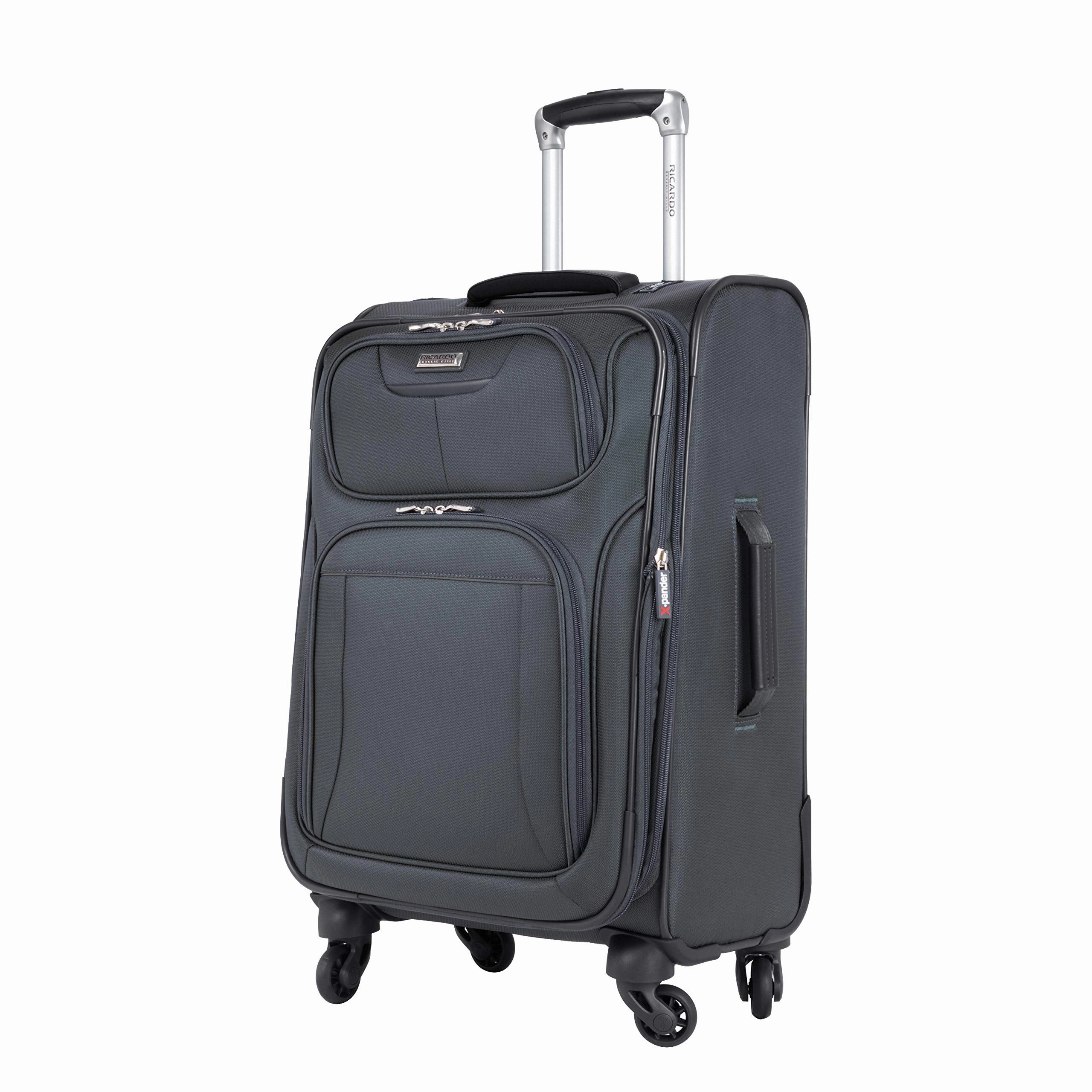 Ricardo Beverly Hills Luggage Saratoga 21" Carry On Suitcase, Graphite