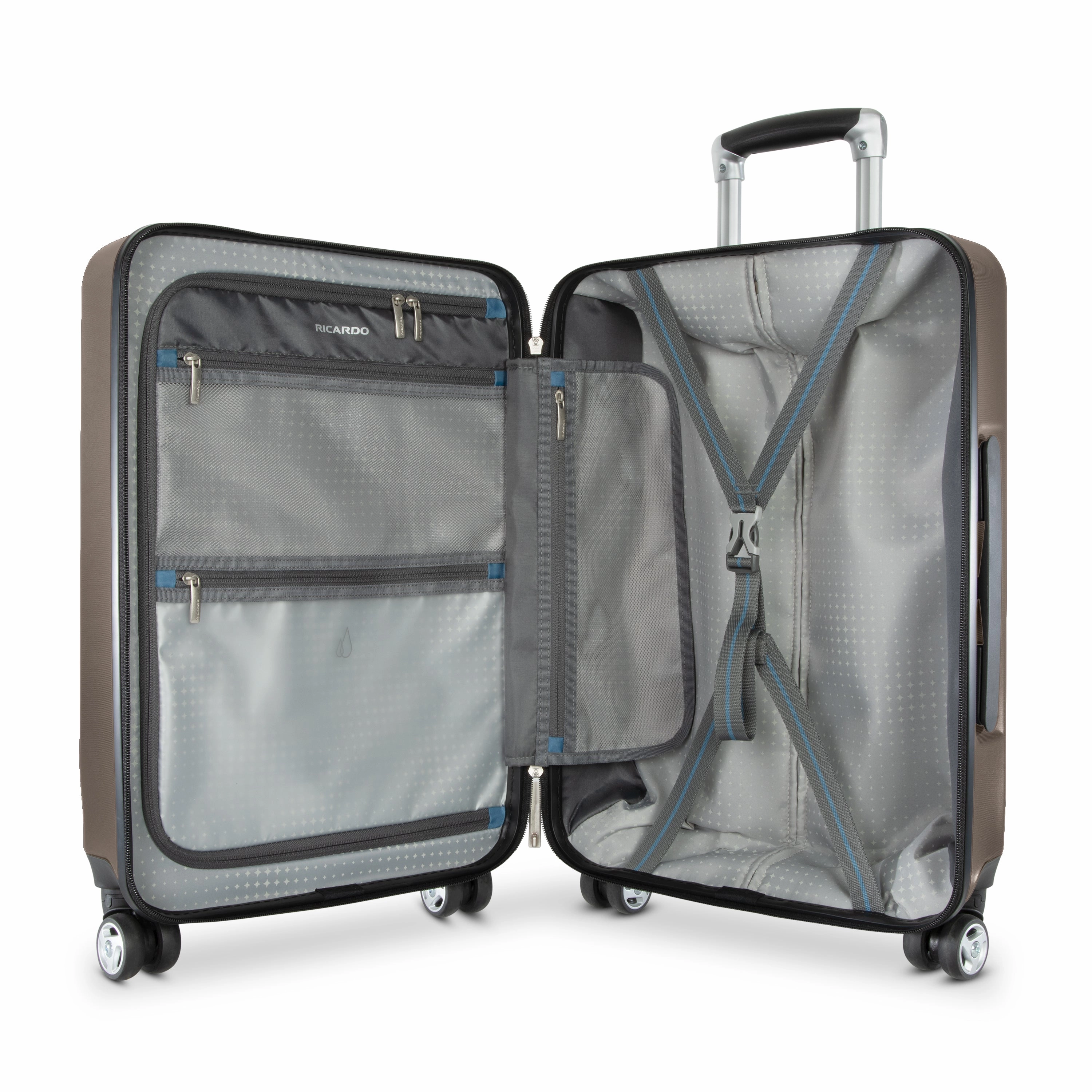 Ricardo Beverly Hills Melrose Hardside Expandable Luggage, 20" Carry On