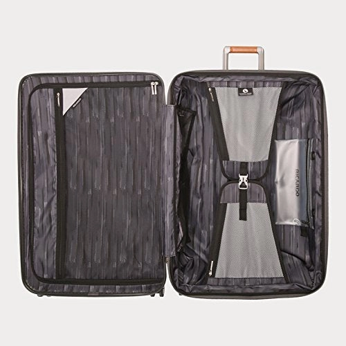 Ricardo Beverly Hills Ocean Drive | 3-Piece Set | 19" and 29" Spinners, Travel Pillow (Silver)