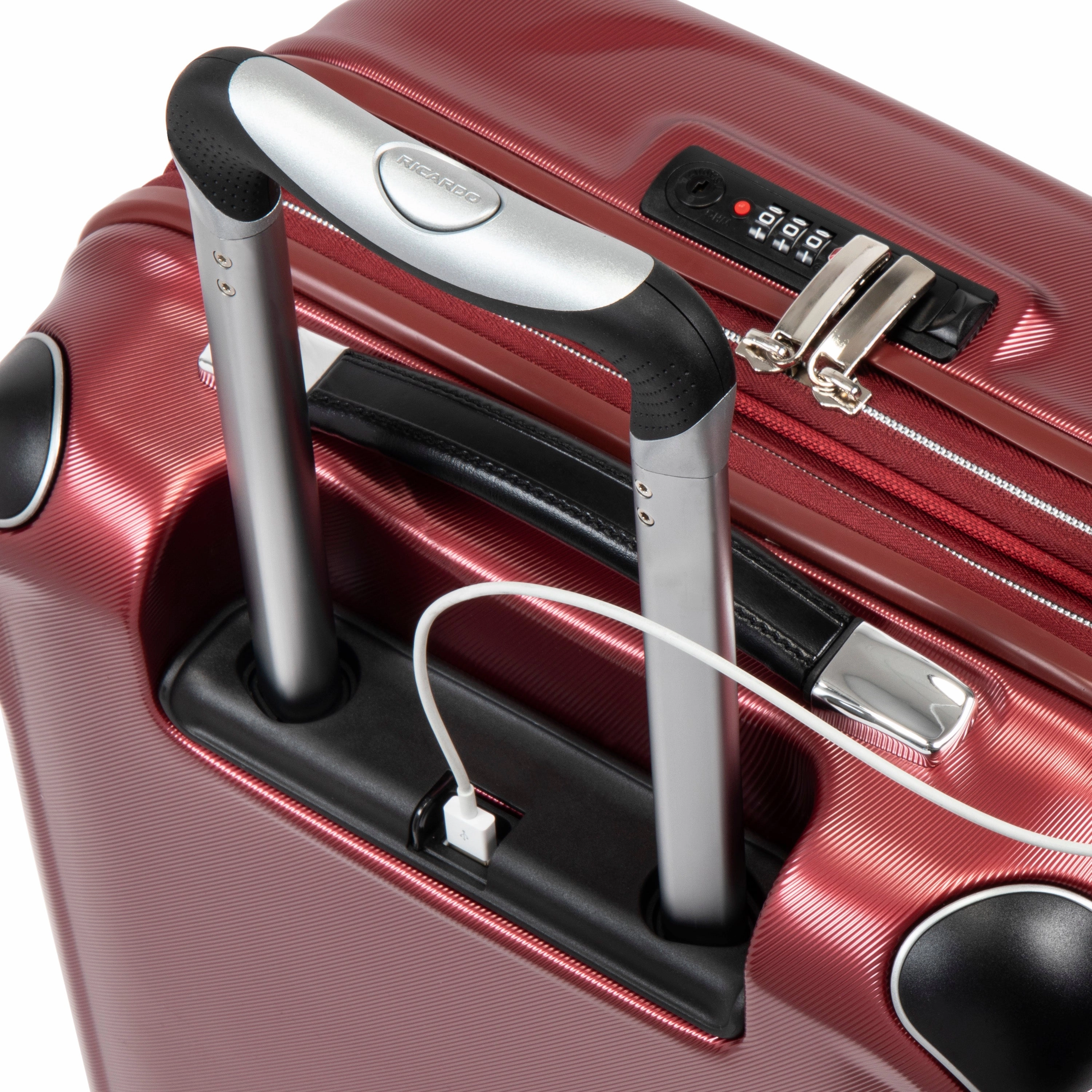Ricardo Beverly Hills Rodeo Driver Collection Carry-On 4-Wheel Carry-On Luggage