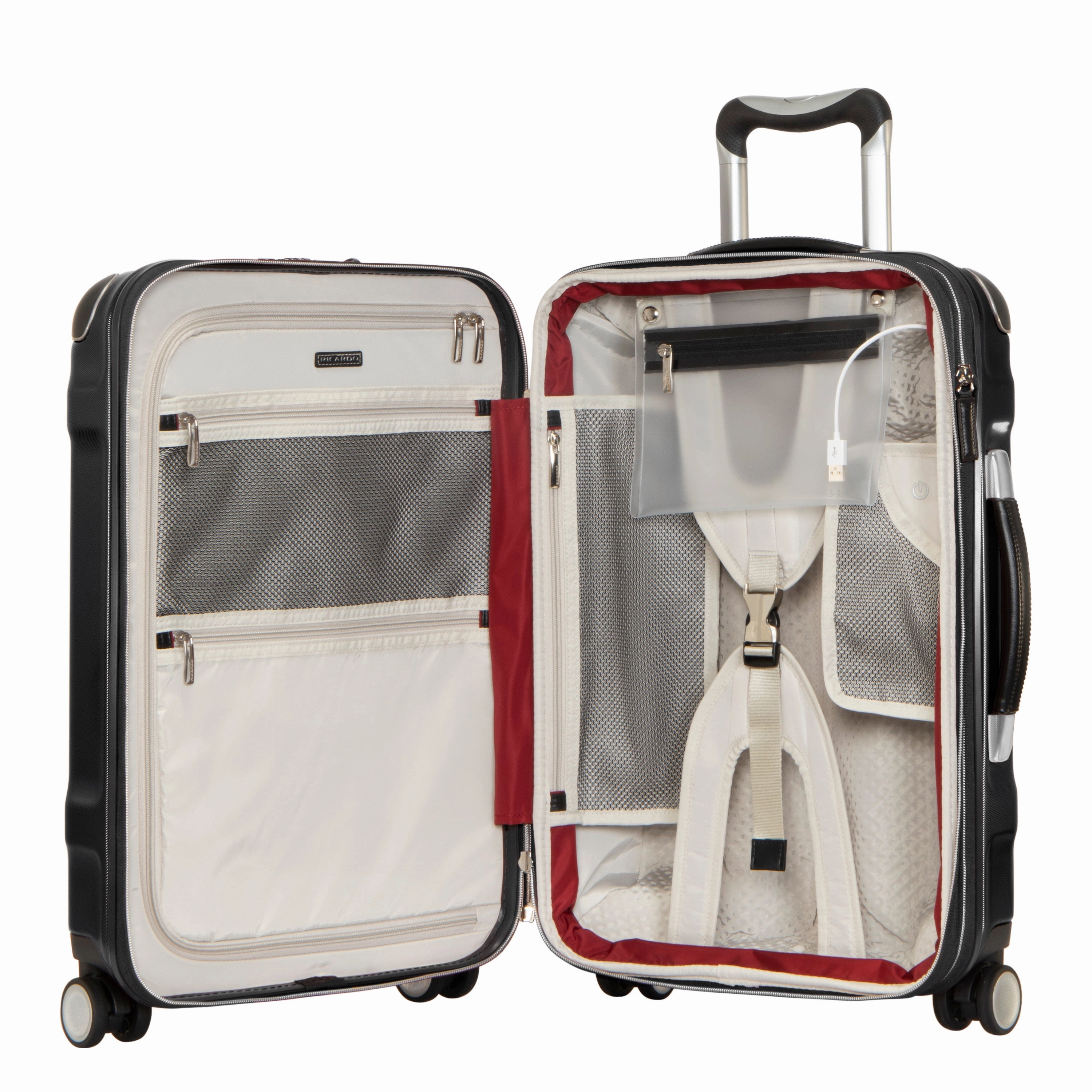 Ricardo Beverly Hills Rodeo Driver Collection Carry-On 4-Wheel Carry-On Luggage