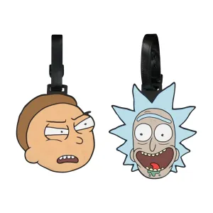 Rick and Morty Heads Luggage Tags Set