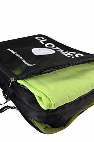 Rockland 6 Piece Smartpack Luggage Packing Cubes, Black