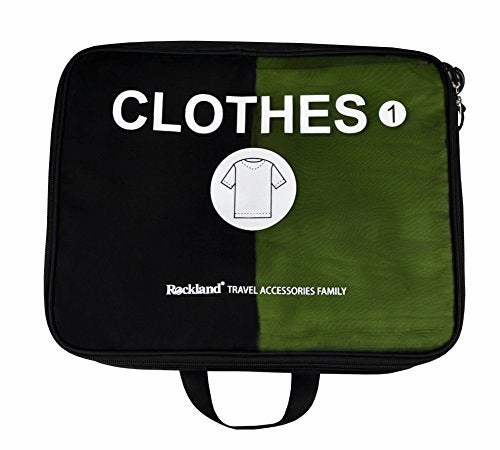Rockland 6 Piece Smartpack Luggage Packing Cubes, Black