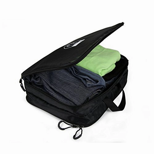 Rockland 6 Piece Smartpack Luggage Packing Cubes, Black