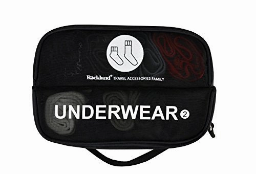 Rockland 6 Piece Smartpack Luggage Packing Cubes, Black