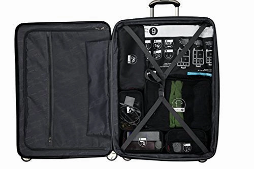 Rockland 6 Piece Smartpack Luggage Packing Cubes, Black