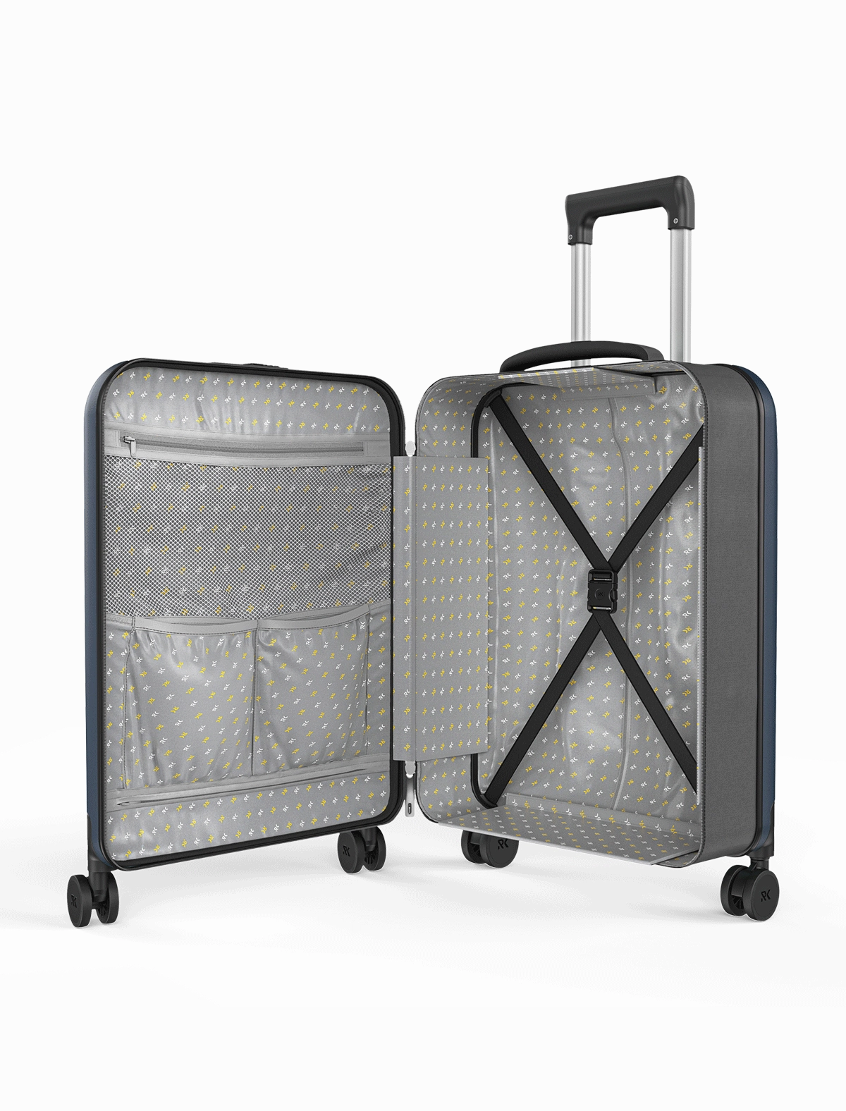 Rollink Flex 360 Collapsible 4-Wheel International Carry-On Luggage