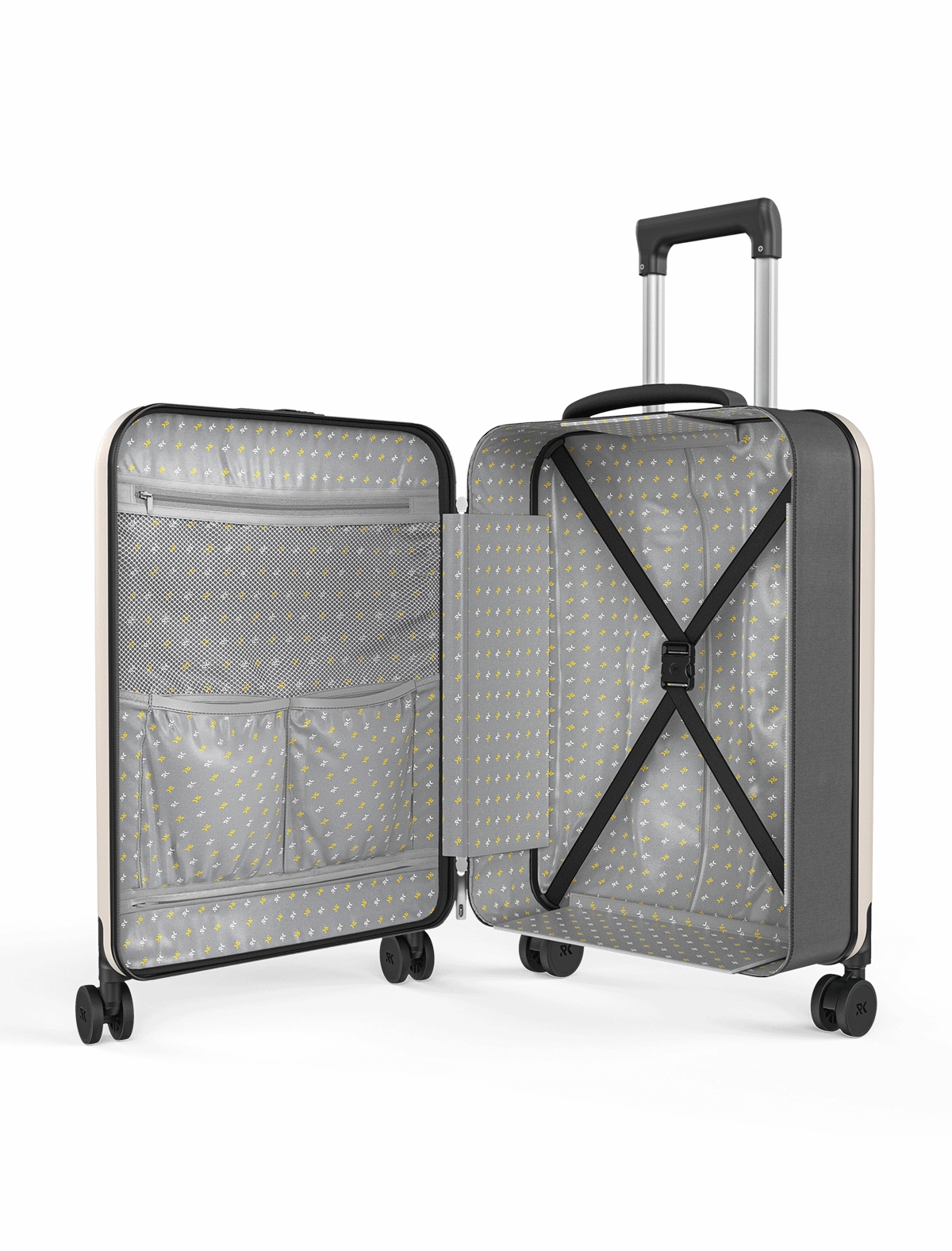 Rollink Flex 360 Collapsible 4-Wheel International Carry-On Luggage
