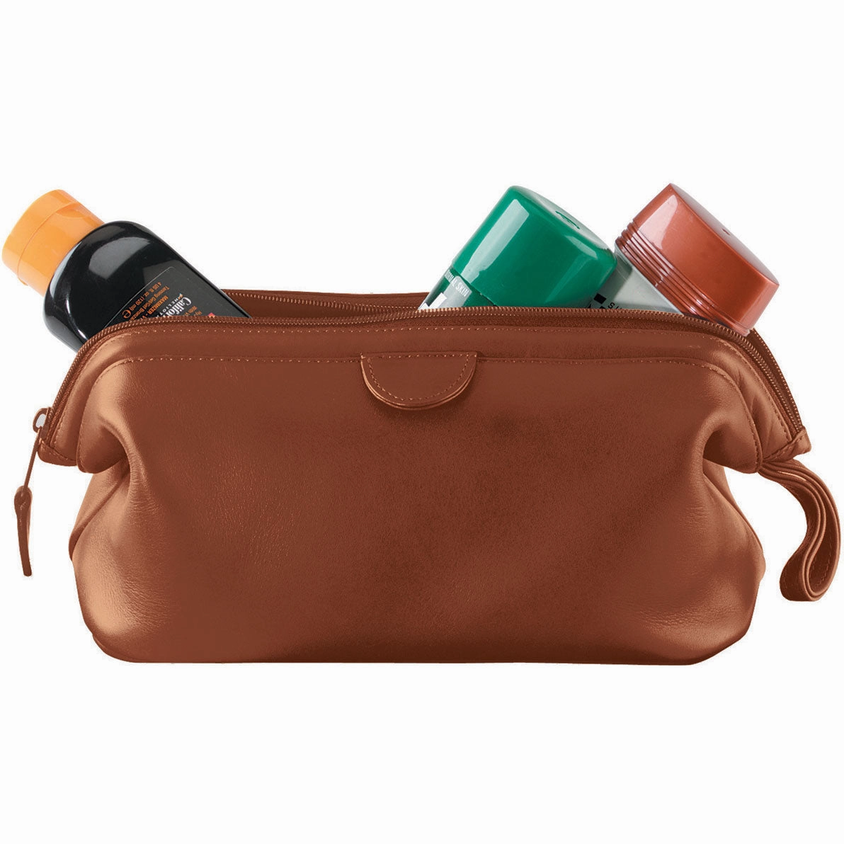 Royce Leather Travel Toiletry Wash Bag