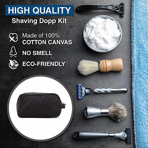 Ruger Firearms Canvas Shower Kit Travel Toiletry Bag Case in Black & White