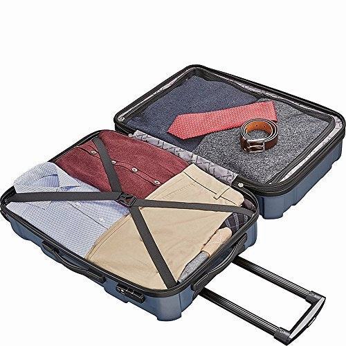 Samsonite 102691-1041 Centric 3pc Hardside 20/24/28 Luggage Set with Accessory Bundle